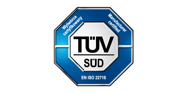 ISO 22716:2009 certficate from TÜV SÜD